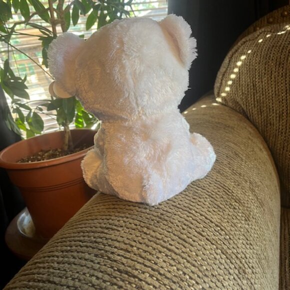10" TY Beanie Boo White Bear, Sweetly - Picture 2 of 2
